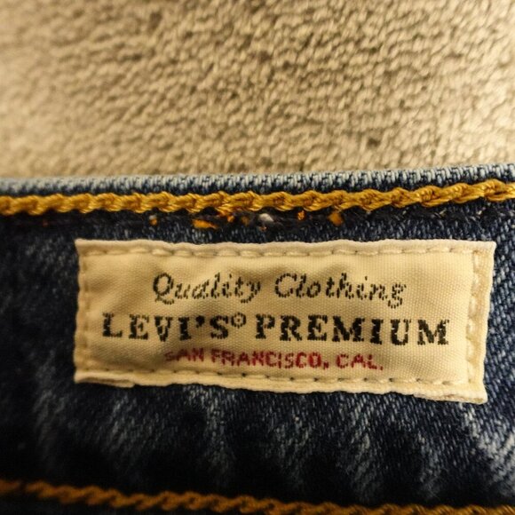 Levi's jeans 70's high flare women's 31 stonewash blue big E red tab premium - Picture 4 of 15